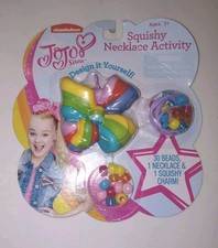    JOJO SIWA   Squishy Bow Necklace Activity Set    Beads  Squishy Bow NEW
