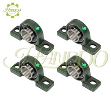 4 Pack UCP210-32 Pillow Block Mounted Ball Bearing Cast Iron Base 2" Bore Dia