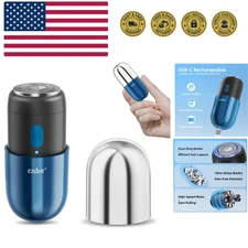 Mini Electric Shaver, Portable Electric Razor for Men Women, USB-C Rechargeab...
