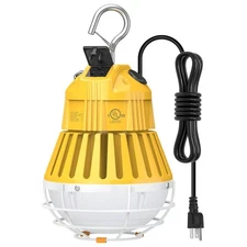 LED Temporary Work Light 100W Warehouse Construction Hanging Lights -Linkable