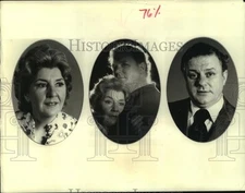 1976 Press Photo Charles Dunning, Maureen Stapleton in "Stardust Ballroom"