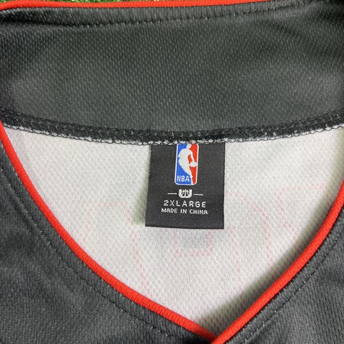 Rare Chicago Bulls Basketball Jersey Size 2XL Flames Has A Small Flaw Read Desc - Picture 5 of 10