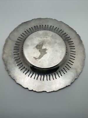 Hallmarked Silver Plate on Copper Old English Reproduction Tray