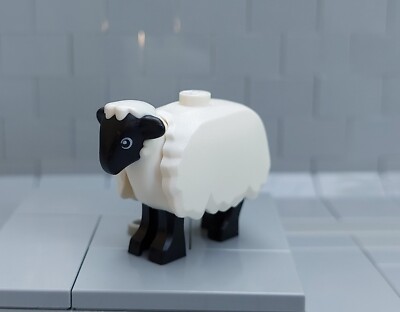 1 Stück Lego 74188pb01c01 Schaf mit Wollaufsatz   Sheep with Fleece - White