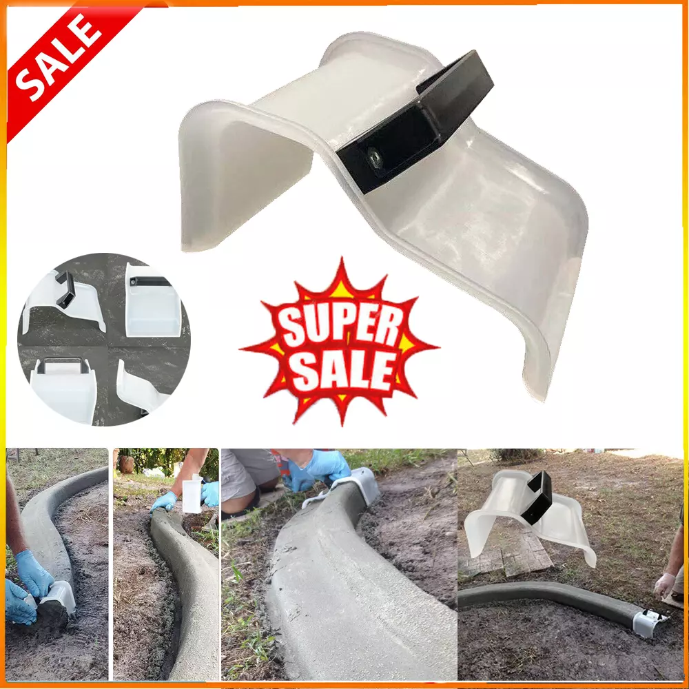 Concrete edging trowel outlet