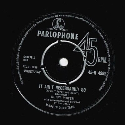 DUFFY POWER It Ain't Necessarily So Vinyl Record Single 7 Inch Parlophone & 1963