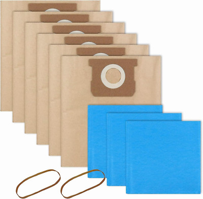 19-3100 Shop Vac Bags Compatible with Stanley 5 to 6 Gallon Wet Dry Vacuum, 6 Pa