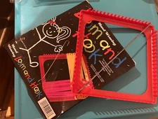 Wood Novelty -Hand Weaving Loom & Hook - Set Of 2