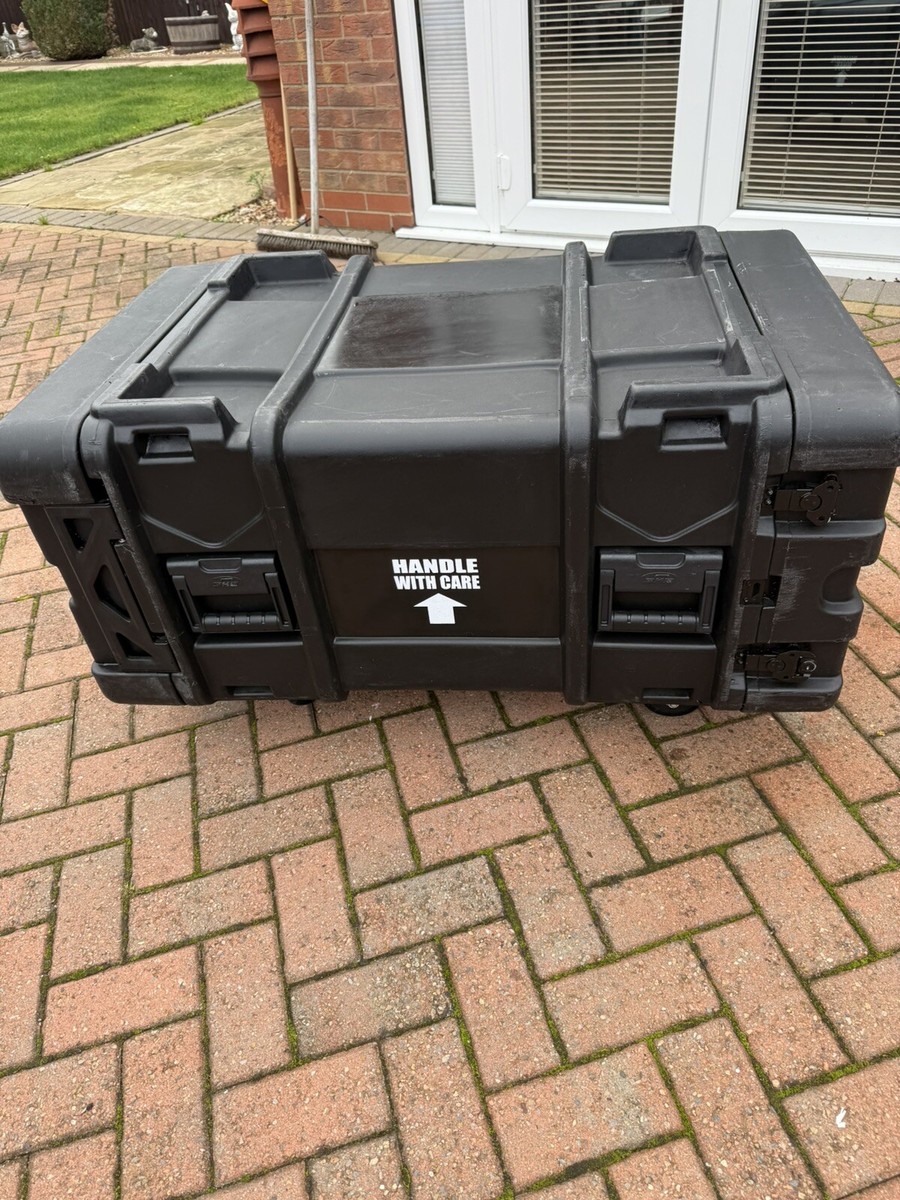 Shock Mount SKB 8U Rack Case - Lightweight Roto-Molded Protection