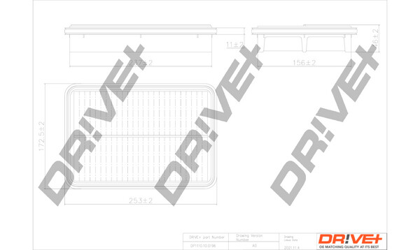 Dr!ve+ DP1110.10.0196 Luftfilter FüR Hyundai, KIA-image