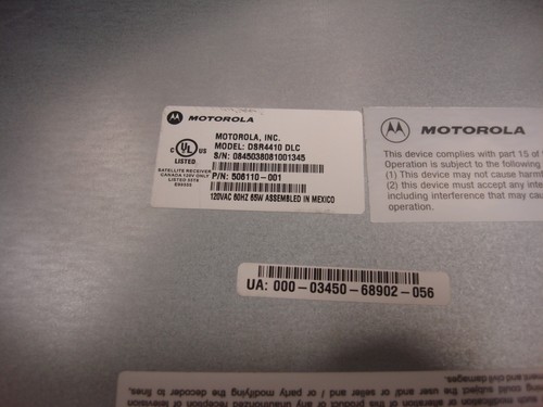Motorola DSR-4410 Commercial Satellite Television Receiver 506110-001 - Picture 6 of 8