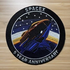 Authentic SpaceX 5 Year Anniversary OFFICIAL Employee Patch