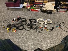 Lot of 17 assortment of Cable Cords, HDMI and Composite Video Cables Get all