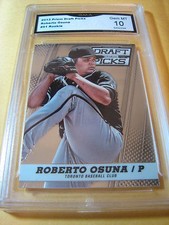 ROBERTO OSUNA BLUE JAYS 2013 PRIZM DRAFT PICKS  ROOKIE RC # 51 GRADED 10  L@@@K