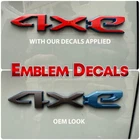 Jeep Wrangler "4XE" Emblem Overlay Decal 2021 2022 2023 2024 2025 2026