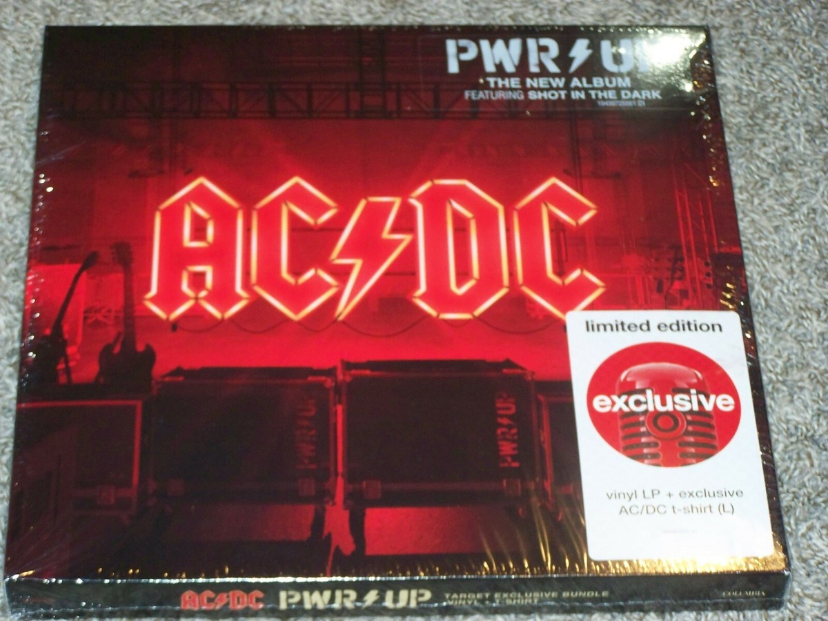 Acdc Shirt Target AC/DC PWR UP LP Box T SHIRT TARGET EXCLUSIVE BUNDLE