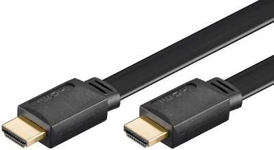3m HDMI Flach Kabel vergoldet + Ethernet HDTV 3D#k511