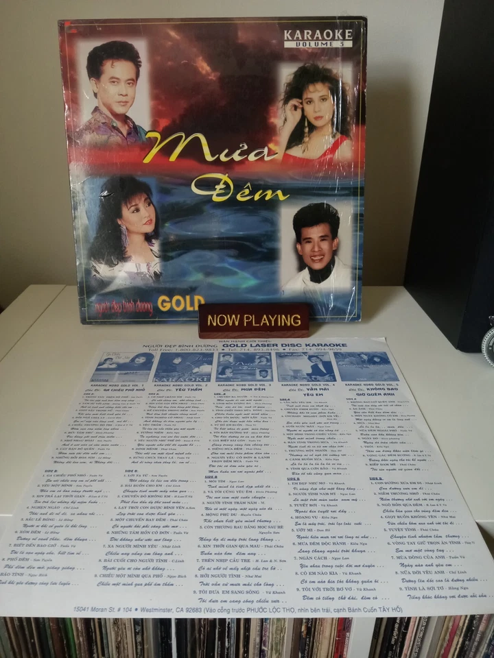 Nguoi Dep Binh Duong Gold Volume 3 - Mua Dem - Vietnamese Karaoke Laserdisc Pop - Image 2 of 4