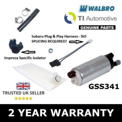 WALBRO 255 KRAFTSTOFFPUMPE UPGRADE FÜR SUBARU IMPREZA 2.0 TURBO WRX / STI 1992-00