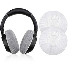 100 Pieces 8.5 cm Headphone Ear Covers Disposable Earphone Overs Sanitary
