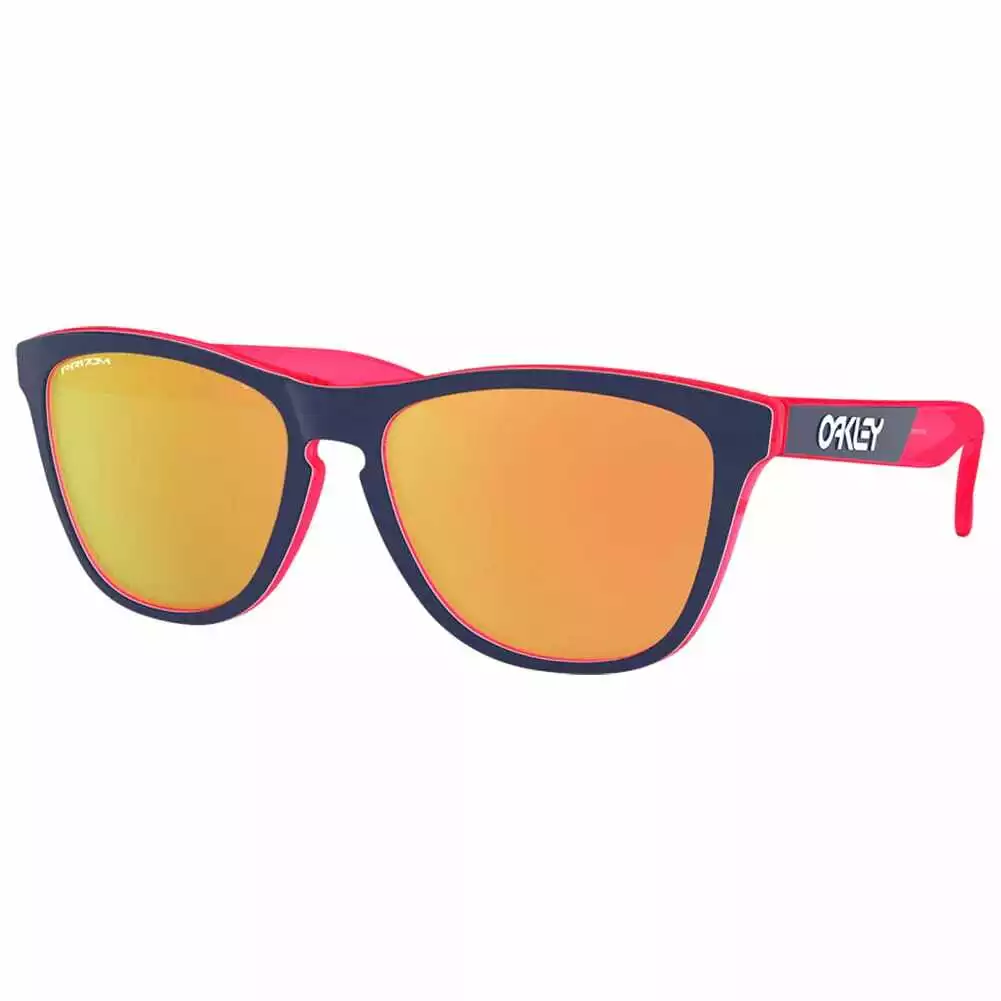 Oakley Frogskins Translucent Neon Pink Prizm Rose Sunglasses eBay