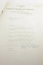 1933 Lamson Goodnow Corega Chemical Co Cleveland OH Letter Ephemera P822L