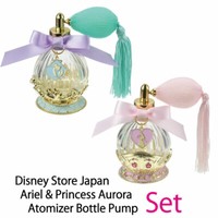 Disney Store Japan Ariel & Prinzessin Aurora ZerstäUber-Flaschenpumpen-Set...