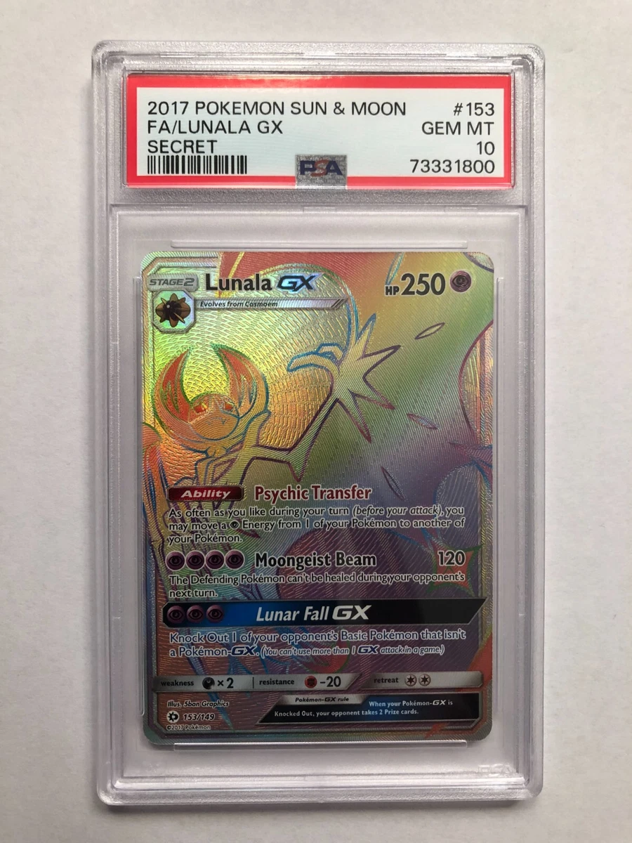 Lunala GX - PSA Graded Pokemon Cards - Pokemon