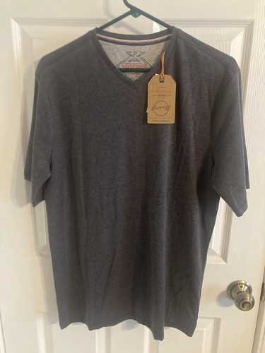 Weatherproof Vintage Men's Classic Fit Short-Sleeve Medium Dark Navy NWT Shirt