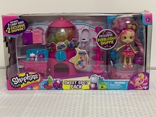 SHOPKINS SWEET SPOT PACK GUMBALL MACHINE PLAYSET WITH EXCLUSIVE BUBBLEISHA - NIB