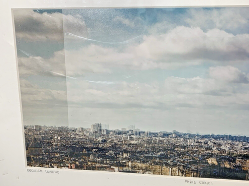 Laurent Dequick "Paris Etoile I" Photograph Eiffel Tower 19 1/4 x 15 1/4 Total - Picture 5 of 14