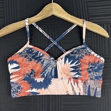 JOYLAB Womens Size Medium Crossback Medium Support Wire Free Sports Bra