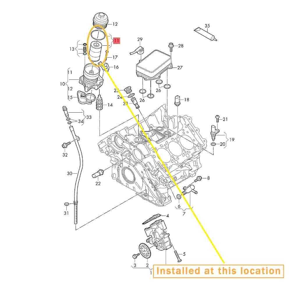 For Bentley Bentayga engine air cabin & oil filter Kit OEM：06M198405F 4M0133843E