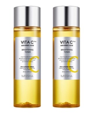 Vita C Plus Ascorbic Acid Brightening Toner 200ml x 2 - K-Beauty Skincare