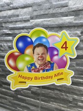 Mr Something Special Tumble Personalised Cake Topper Gloss Finish Free P+P 🌟