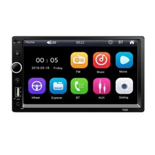 Double 2 Din Car Stereo Radio 7in MP5 Player Bluetooth HD Touch Screen USB/TF/FM
