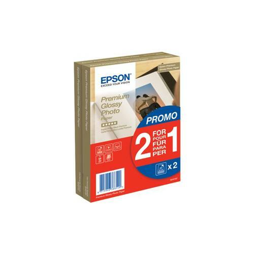 Epson Premium Glossy Photo Paper 10x15cm (2x 40 Sheets BOGOF) Inkjet A6 4x6 UK
