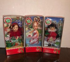 Mattel Kelly Club Doll LOT OF 3 Christmas Dolls, New In Box