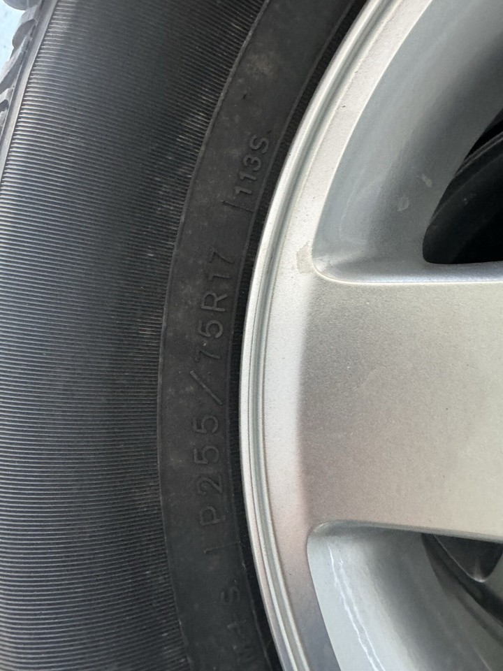 5 Spoke OEM Jk Jeep Wrangler Wheels And Tires NEW P255/75R17 Set of 5 ...