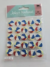 Jolees Boutique Beach ⛱️ Ball Repeats Scrapbooking Stickers 