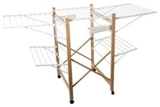 Stendibiancheria Stendino Finto Legno Wide con Porta Mollette