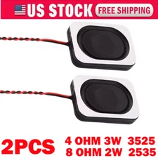 (2PC) 3525/2535 Speaker 3W 4Ohm/2W 8Ohm Box Speaker Small Cavity Ultra-thin US