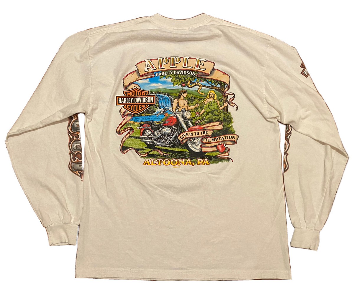 2007 Harley-Davidson Adam & Eve Temptation Long Sleeve Shirt Size