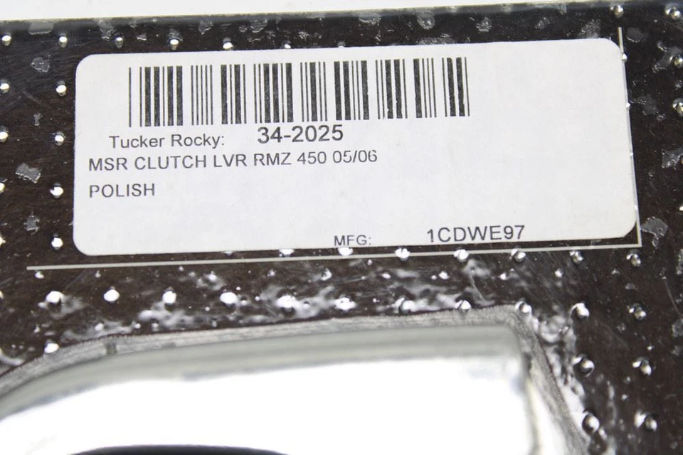 Alavanca de embreagem MSR Suzuki RMZ450 2005-2006 34-2025 1CDWE97 - Imagem 4 de 4