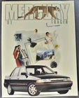 1991 Mercury Tracer Catalog Brochure LTS Sedan Wagon Excellent Original 91