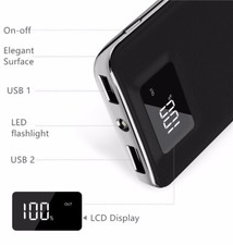 Tundras 20000mAh Power Bank FAST CHARGE, Digital Display, Dual Port, Universal