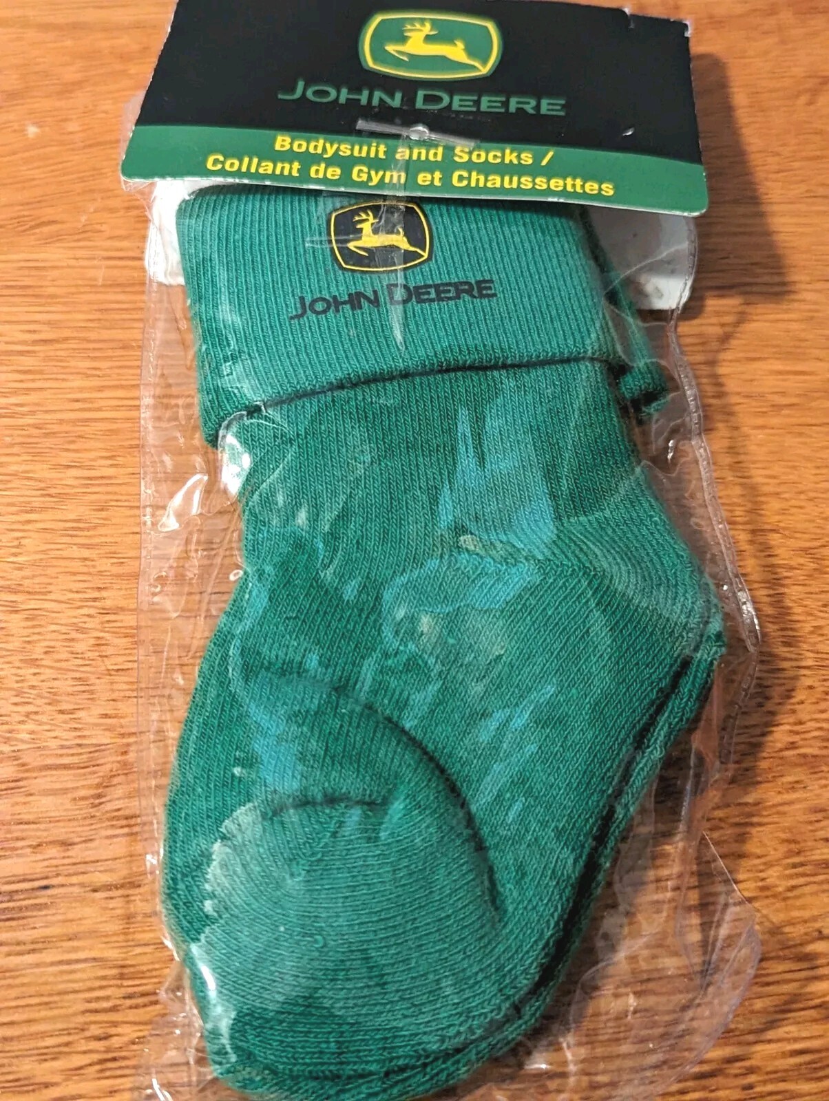 SAOLA Calze per bambini John Deere solo verdi 6 12 mesi nuove in confezione