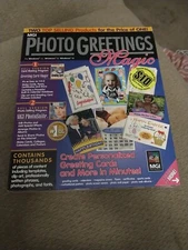MGI PhotoGreetings Magic - Photo/Card Magic Windows 98  New - Sealed 