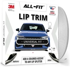 All-Fit Automotive | Lip Trim - Universal Fit - ¼ Inch - (White)