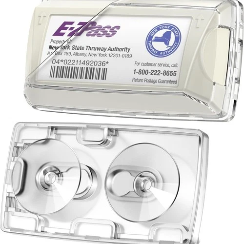 EZ Pass Holder for Windshield: Toll Tag Transponder 1-Pack, Clear - product listing photo